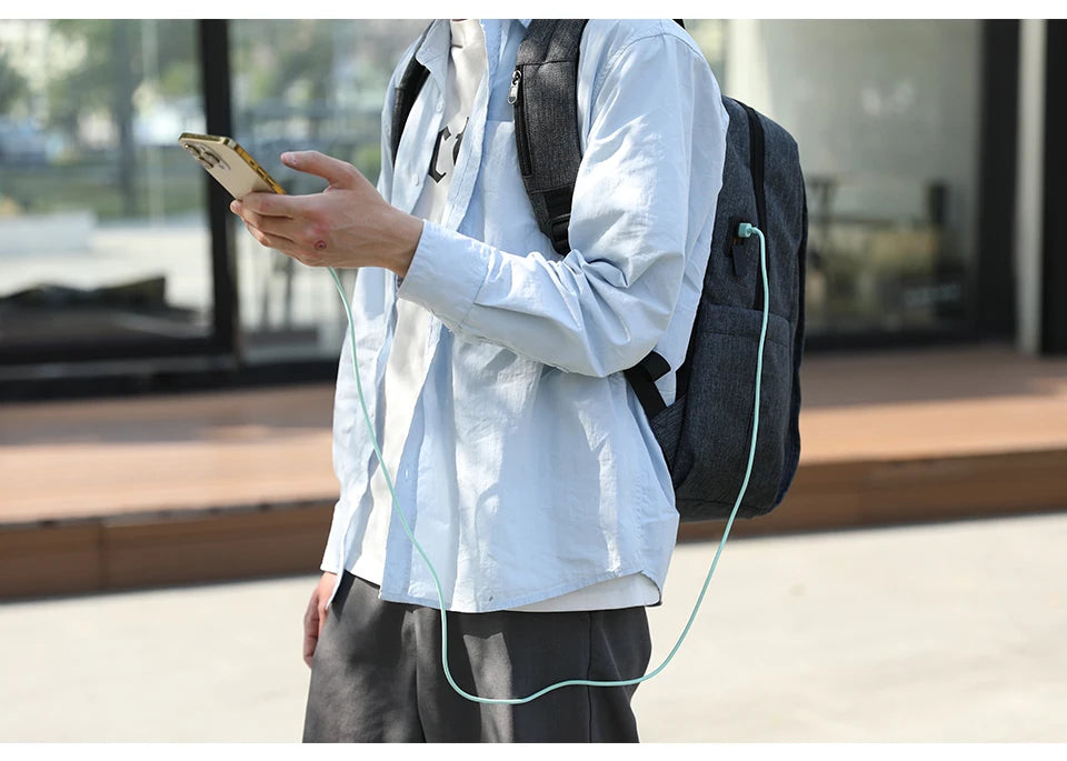 Tigernu Backpack Men Anti theft 15.6" Laptop Backpack Men Waterproof Bags Male Travel Backpack USB Charging School Backpack Bags