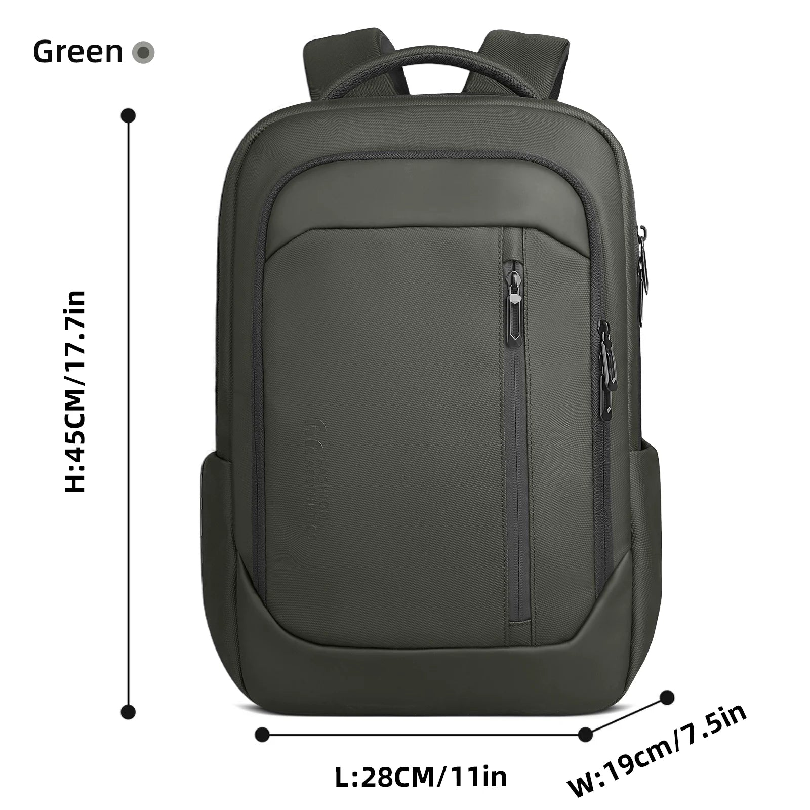 HK Smart Business Backpack Male Waterproof Travel Carry on Backpack Large Capacity 17 inch Laptop Backpack for Men Daily Daypack