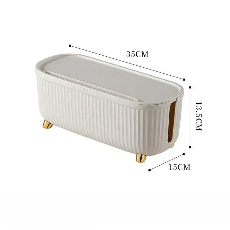 Nordic Plug Board Storage Box Cable Wire Organizer Case Socket Wireless WiFi Router Bracelet Desktop Data Line Plug Holder Shelf