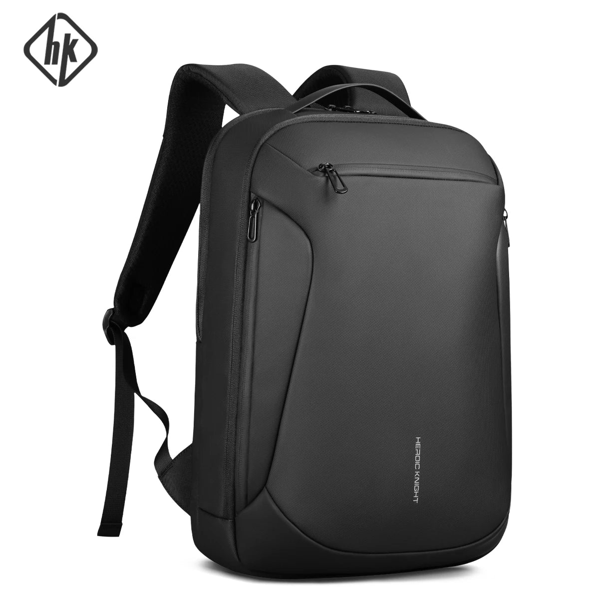 HK Business Backpack for Men 15.6 Inch Travel Laptop Backpack with USB Port Waterproof Computer Backpack Commute Casual Daypack
