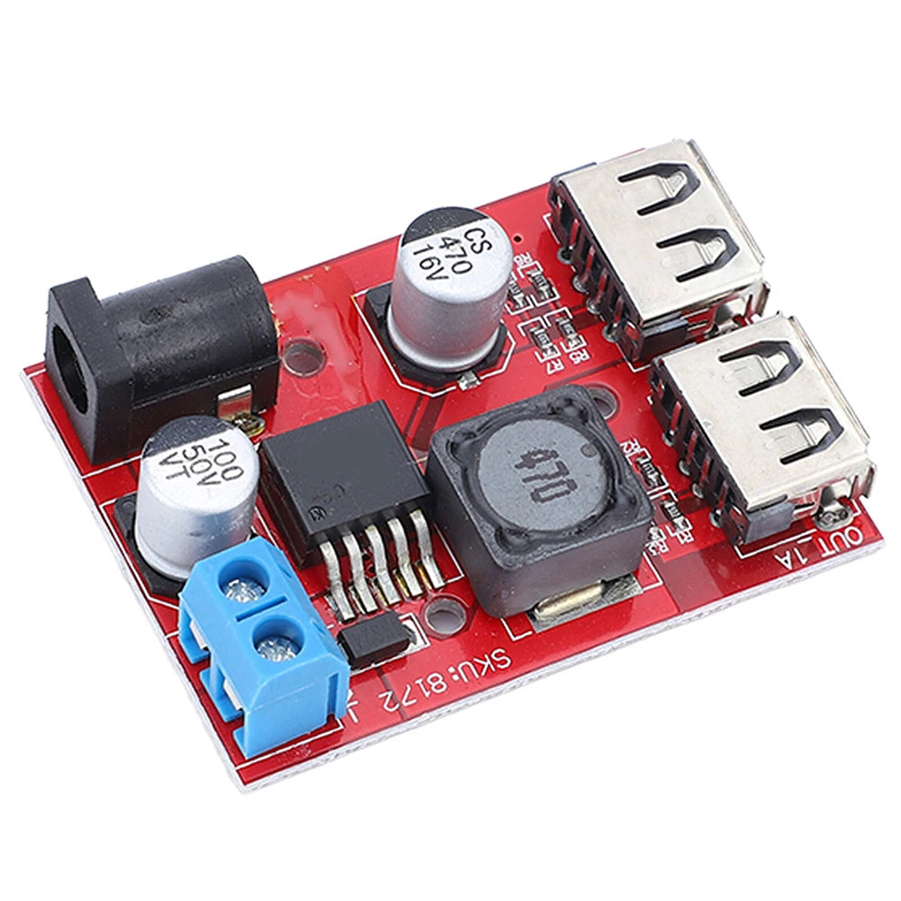 Solar Controller Charger 3A Dual USB Output Module With Automatic Charging Board For 6V-40V DC Solar Panels And USB 5V Devices