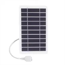 Portable USB Solar Panel Charger Safe Stable Charger Compatible with Phones  Fans  Flashlights for Outdoor Travel Camping