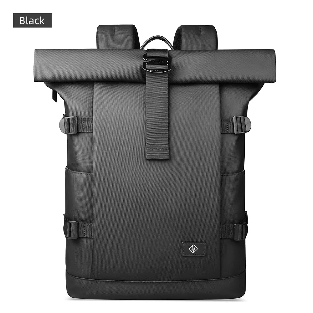 HK Expandable Travel Backpack for Men Large Capacity Hiking Rucksack Waterproof 17 inch Laptop Backpack Men's School Bag Daypack