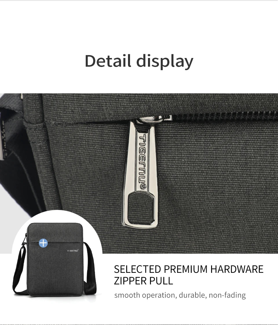 Tigernu HOT SELLING Bags For Men Messenger Bag Casual Shoulder Pack Male Crossbody Bolsa Mini Bag Sling Bags Ipad Travel Package