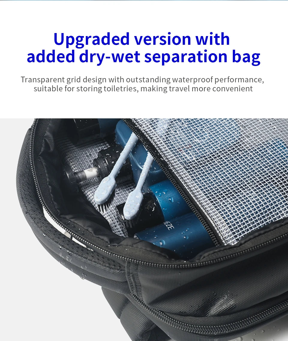 Tigernu Men Backpack 15.6 17inch Laptop Backpacks Bag Thin Backpack Anti-theft Bag Male Travel Backpack School Backpack Business