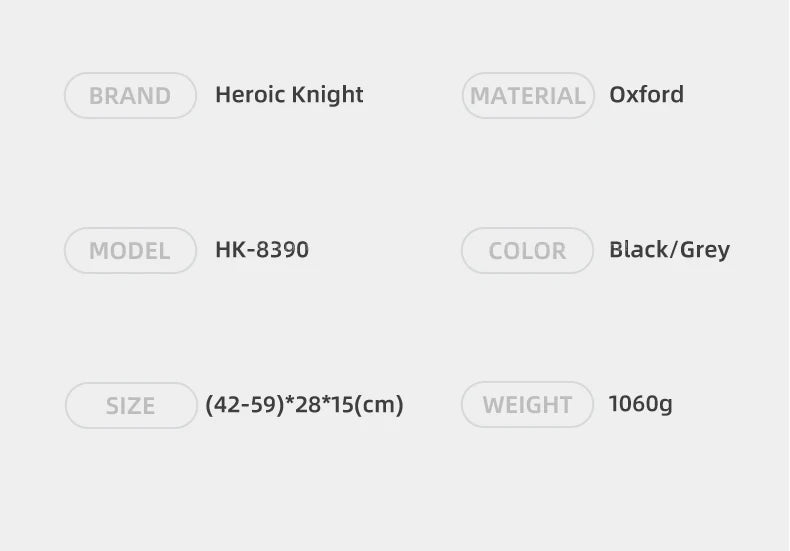 HK Expandable Travel Backpack for Men Large Capacity Hiking Rucksack Waterproof 17 inch Laptop Backpack Men's School Bag Daypack