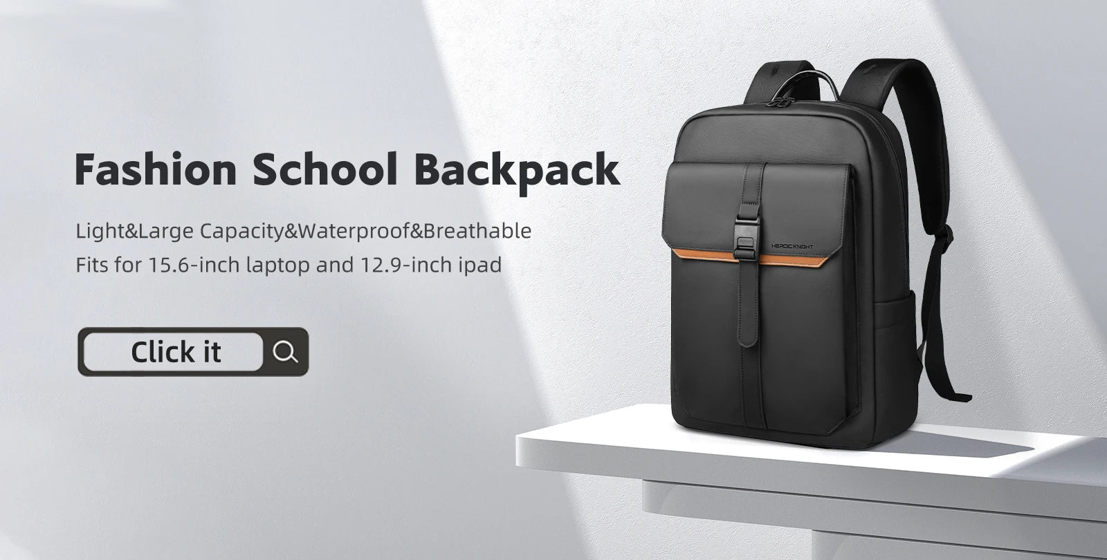 HK Business Backpack for Men 17 Inch Laptop Backpack with USB Port Slim Expandable Waterproof Travel Bag Large Work Computer Bag