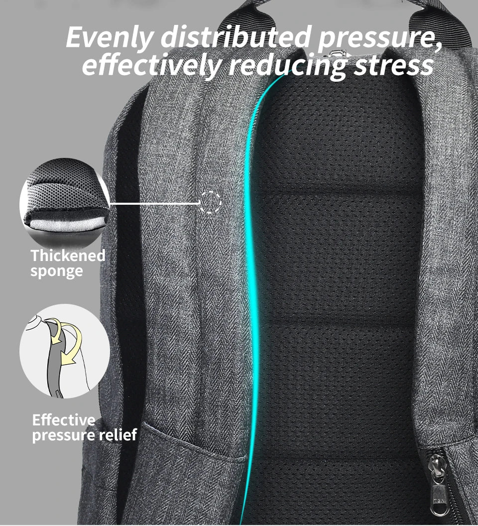 Tigernu Backpack Men Anti theft 15.6" Laptop Backpack Men Waterproof Bags Male Travel Backpack USB Charging School Backpack Bags