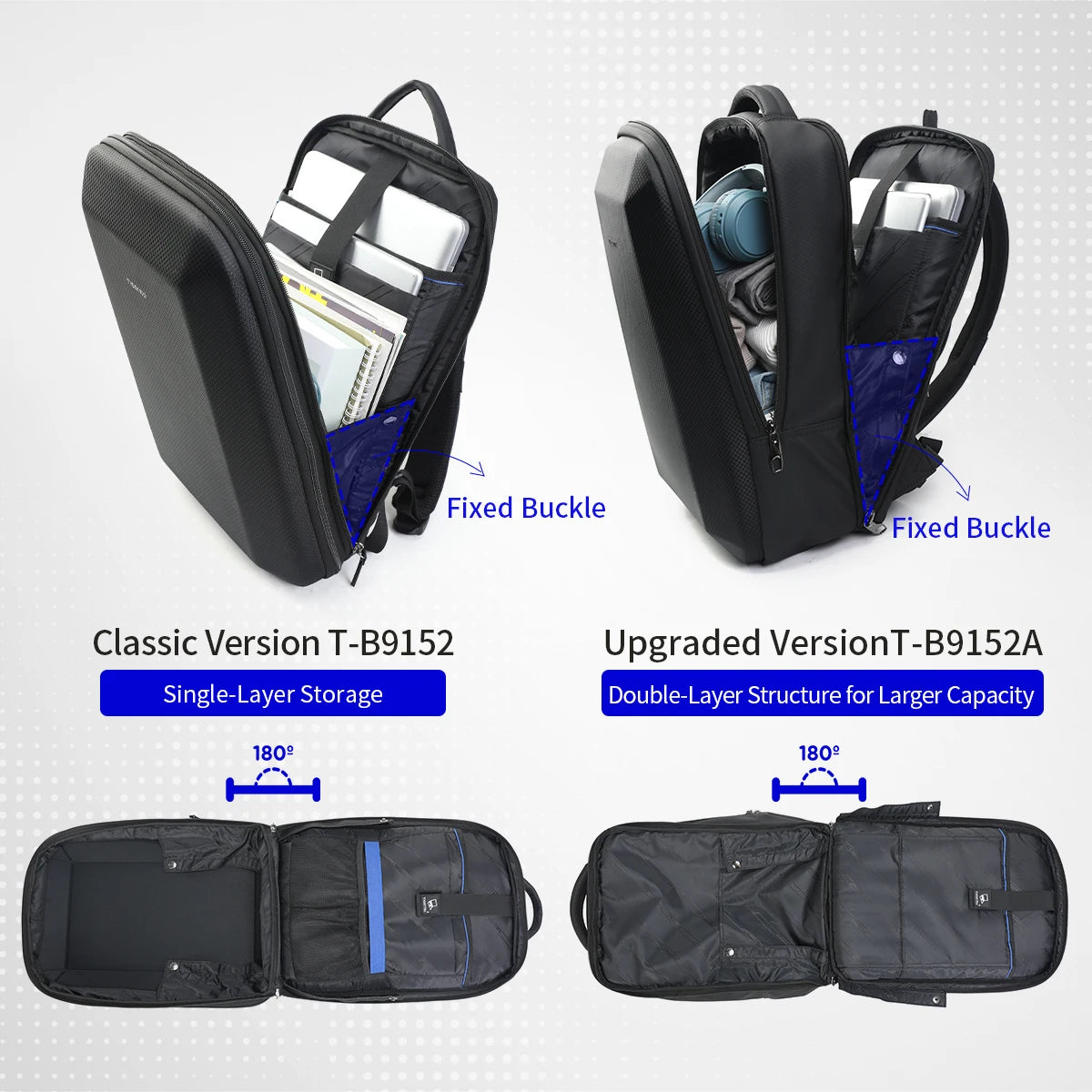 Tigernu Men Backpack 15.6 17inch Laptop Backpacks Bag Thin Backpack Anti-theft Bag Male Travel Backpack School Backpack Business