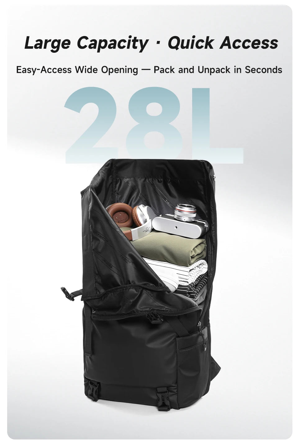 Tigernu Fashion School Backpacks Men TPU Waterproof Backpack Bags Commuting Business Backpacks Male Schoolbag Travel Cabin Bags