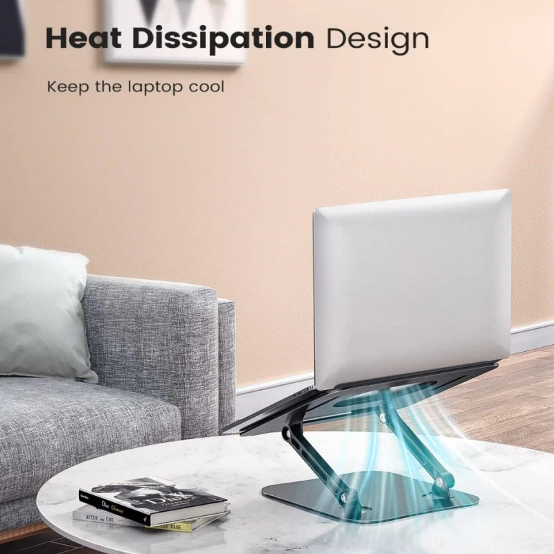 Phone Tablet Stand Adjustable Aluminum Alloy laptop Tablet up to 17 "Laptop Portable Folding stand Cooling stand support