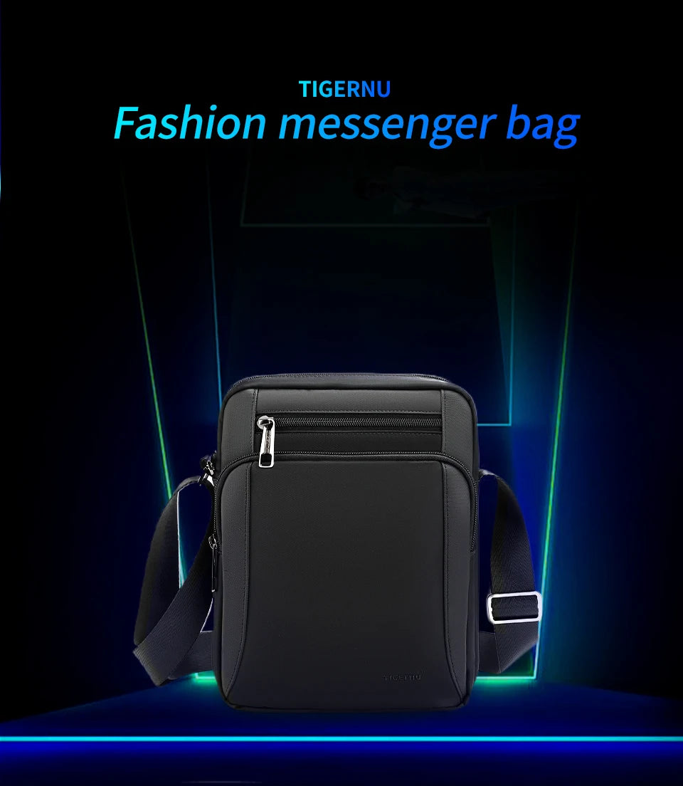 Tigernu Men's Shoulder Bag Male Business Bag Messenger Bag Waterproof Crossbody Bags For Men Lightweight Shoulder Sling Bag Male