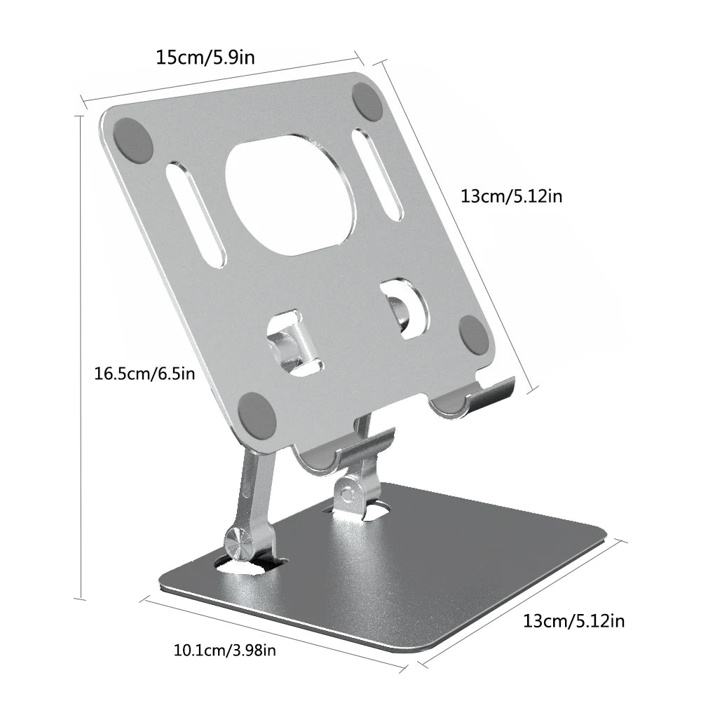 tablet Stand, Swivel Tablet Stand With 360 Rotating Base, Adjustable Tablet Holder For Drawing, Compatible With IPad Pro/Air