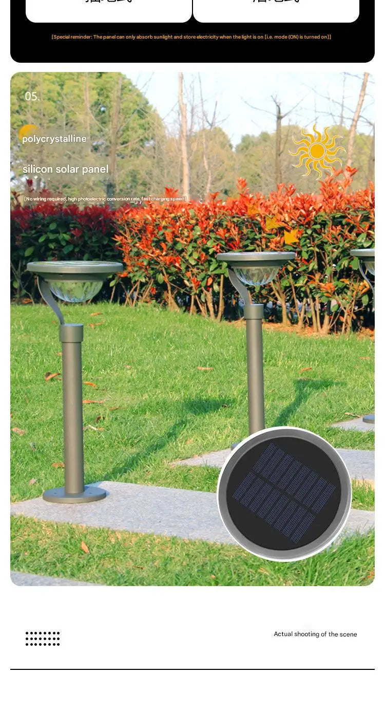 Solar Pathway Lights Outdoor Waterproof Super Bright Path Lights for Garden Backyard Walkway Driveway Decor Solar Landscape Lamp