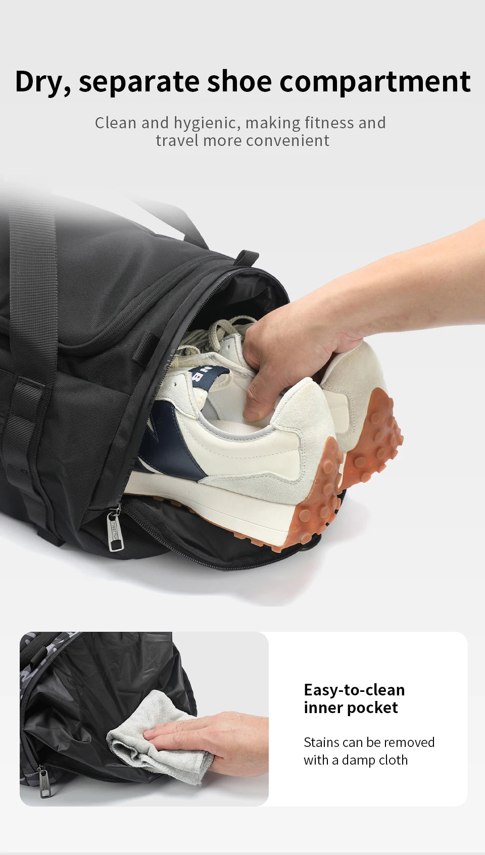 Tigernu Sports Bags Men Gym Bags For Fitness Training Outdoor WaterProof Bags Male Messenger Bag Travel Bags For Men Handbag Men