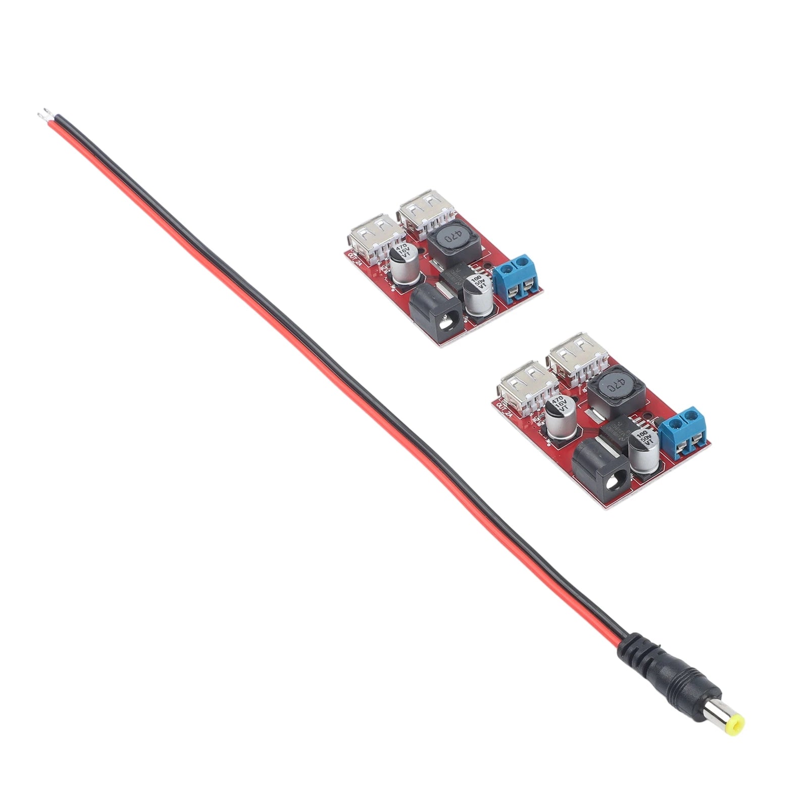Solar Controller Charger 3A Dual USB Output Module With Automatic Charging Board For 6V-40V DC Solar Panels And USB 5V Devices