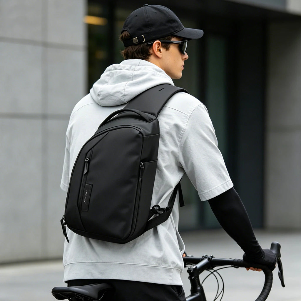 Tigernu Fashion Men's Shoulder Bag Travel Chest Bags for Men Water-Resistant Sling Bag Cross Bag Large Capacity 11 Inch IPad Bag