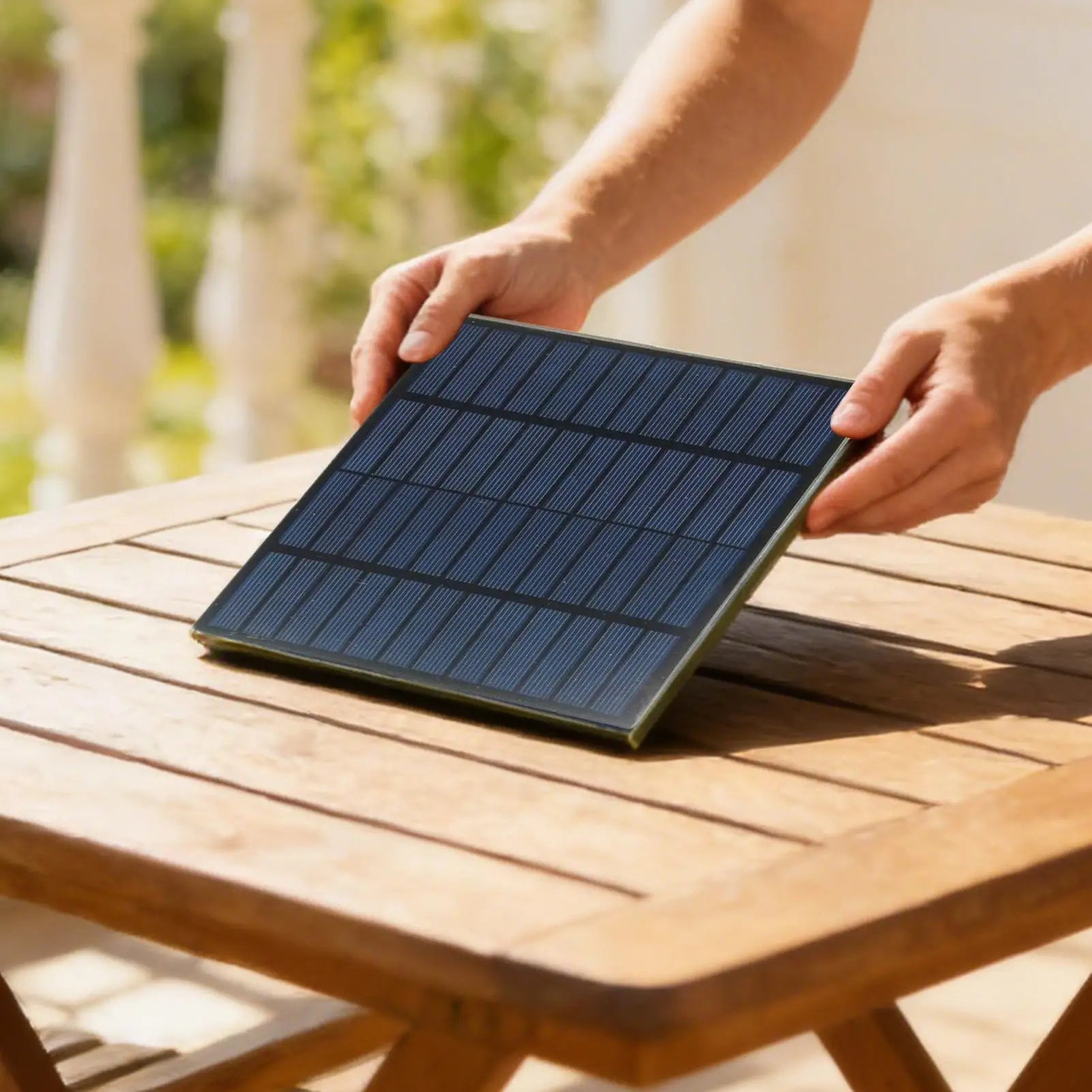 Solar Panel Charger 20W 12V Solar Power Battery Monitoring Camera Power Supply for Outdoor Backyard Shed Barn Garden Pathway