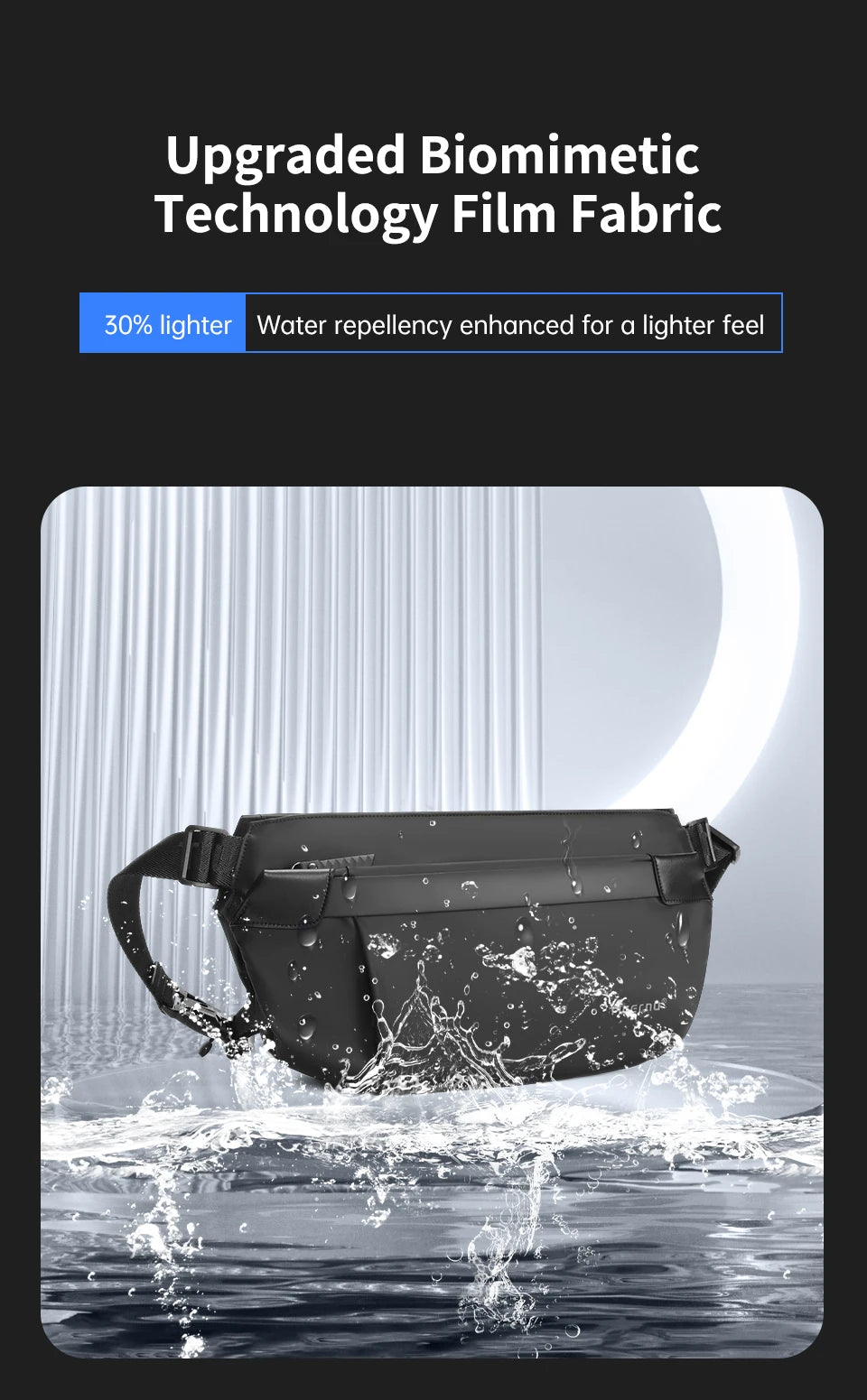 Tigernu Shoulder Bags Cross Bag Fashion Men's Bag Aesthetic Bags For Men Korean Shoulder Bag Male Chest Bag Lightweight Slingbag