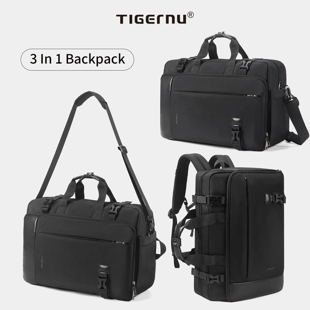 Tigernu Travel Backpack Men Handbags Laptop Backpack For 17inch Shoulder Bag Travel Bag 3 In 1 Bags For Men Schoolbags Knapsack