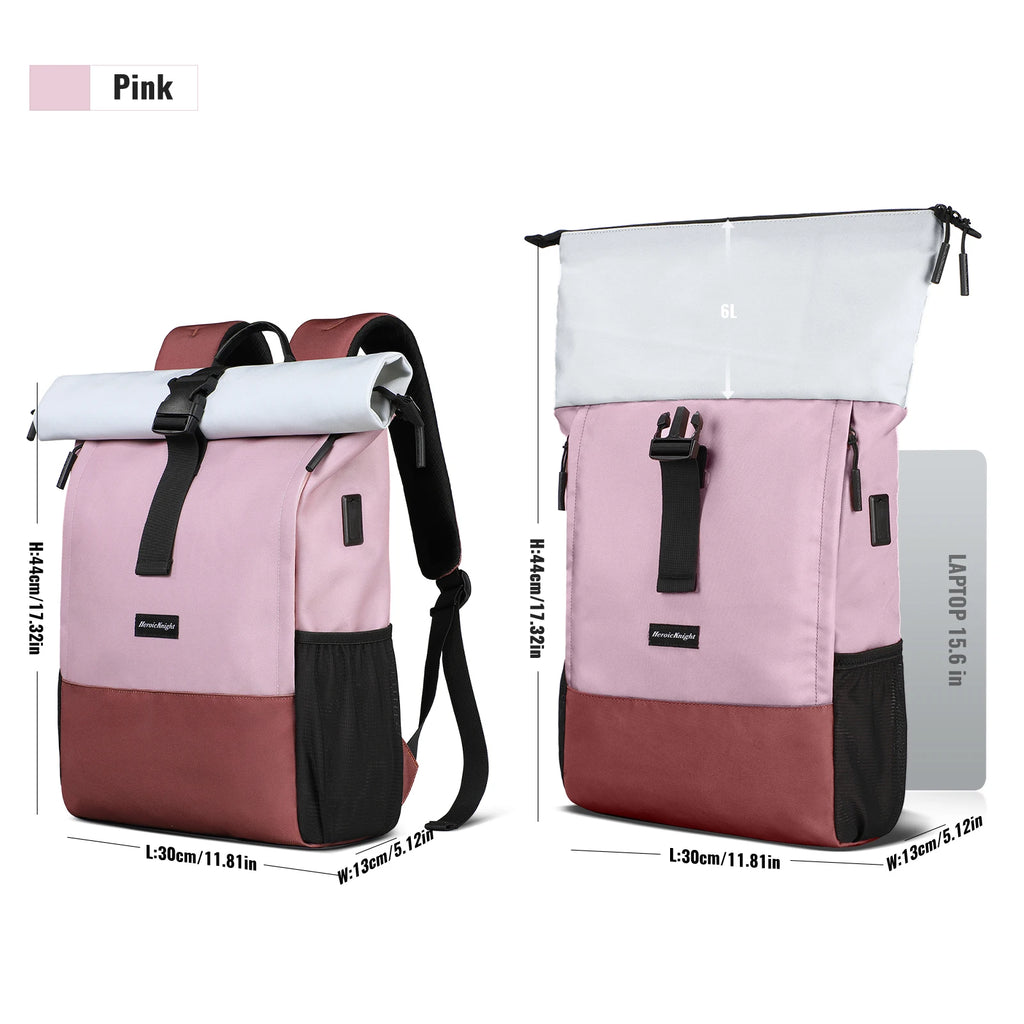 HK Large Capacity Travel Backpack Waterproof 15.6 inch Laptop Backpack With USB Charge Casual Business Travel Bag for Men Women