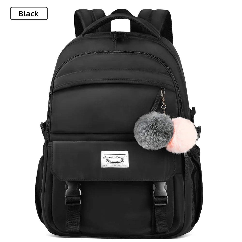 HK Large Capacity School Backpack Girls Bookbag for College Students Lightweight 15.6 inch Laptop Computer Backpack Notebook Bag