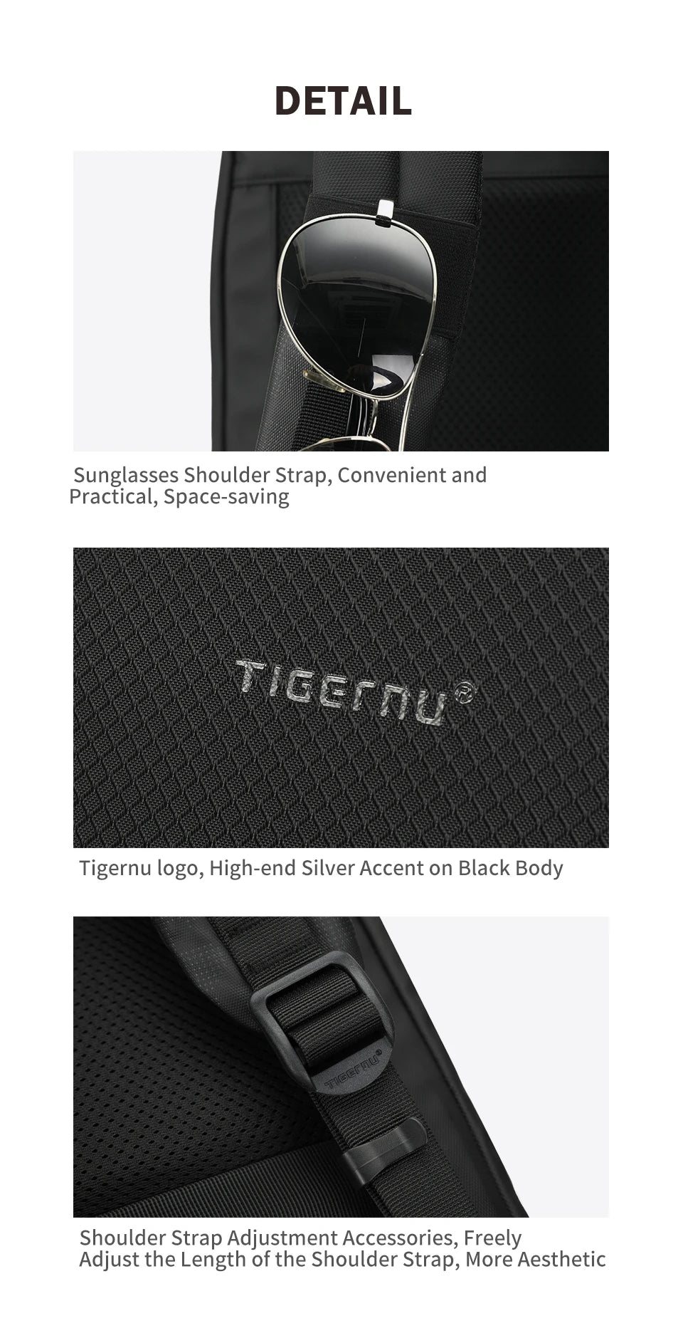 Tigernu Business Backpack For Men Laptop Backpack Hard Shell Bags Male Travel Backpack Bag Expandable Bag Thin Backpack Knapsack