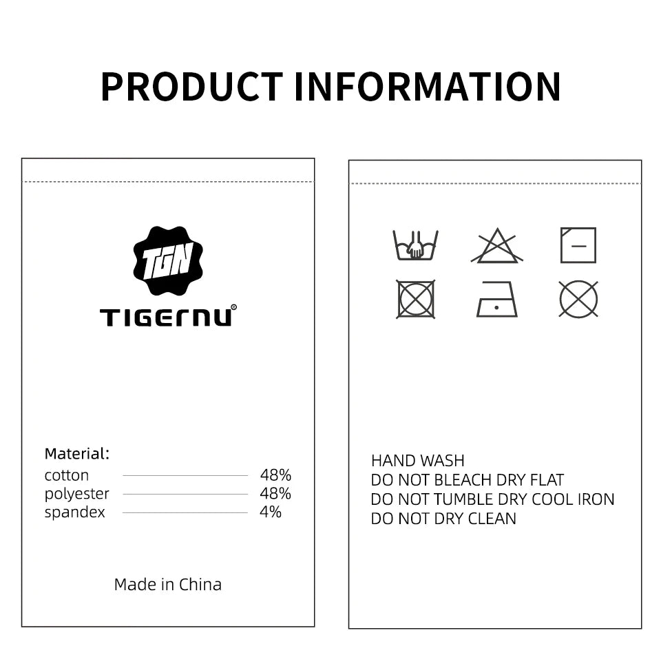 Tigernu Brand Men‘ s Shirt  Woman Clothing Casual Polo Shirts For Women High Quality Men's Clothing T-shirt For Men For Women