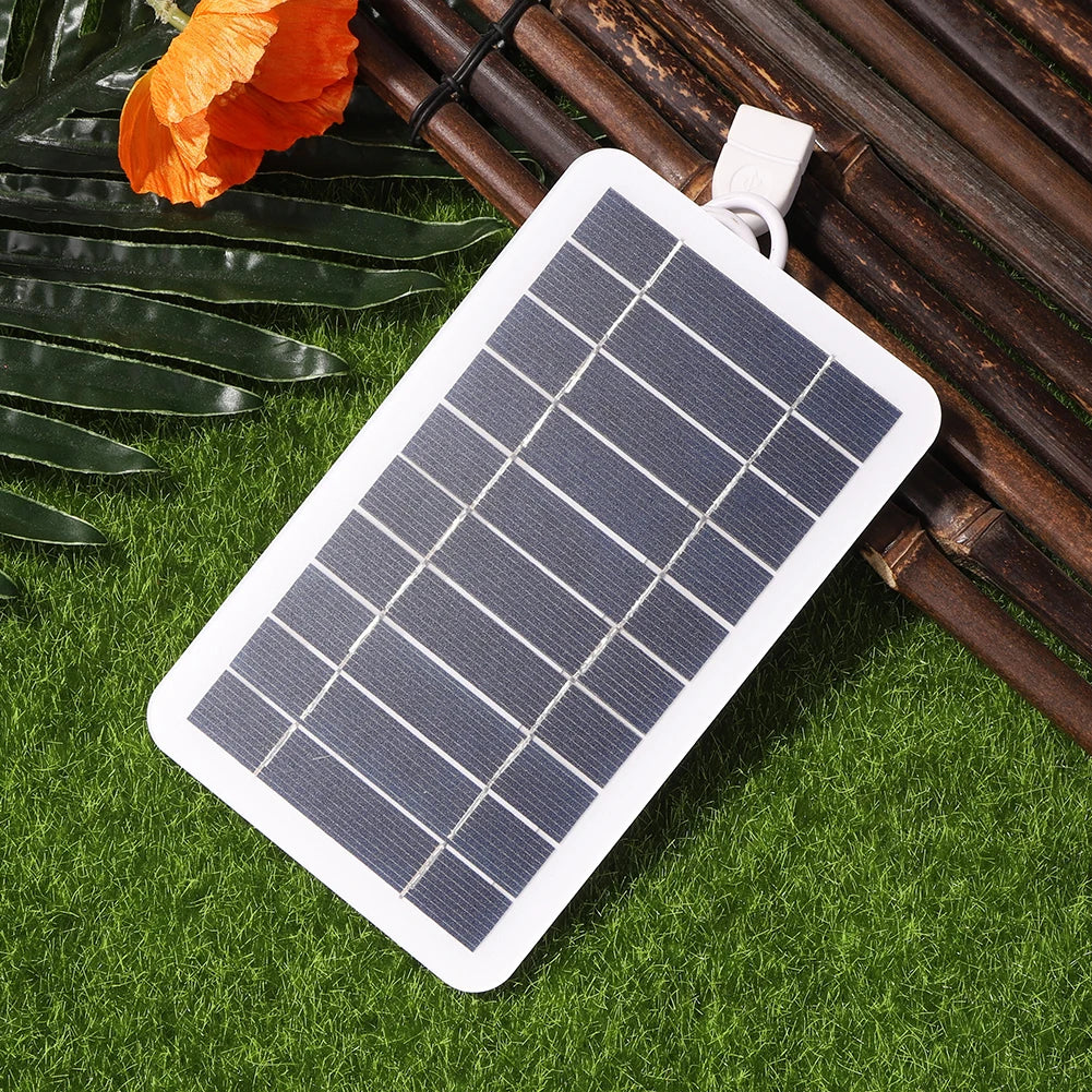 5V 2W Solar Panel Output USB Outdoor Portable Solar System Mobile Phone Chargers