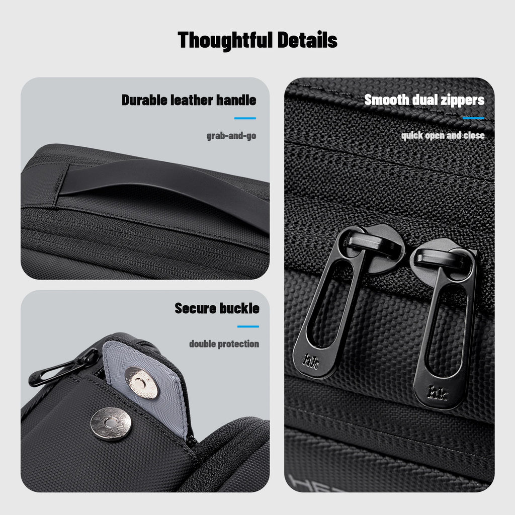 HK Portable Wash Pouch Waterproof Travel Toiletry Bag for Men Women Gym Essentials Cosmetic Makeup Organizer Case Beauty Handbag