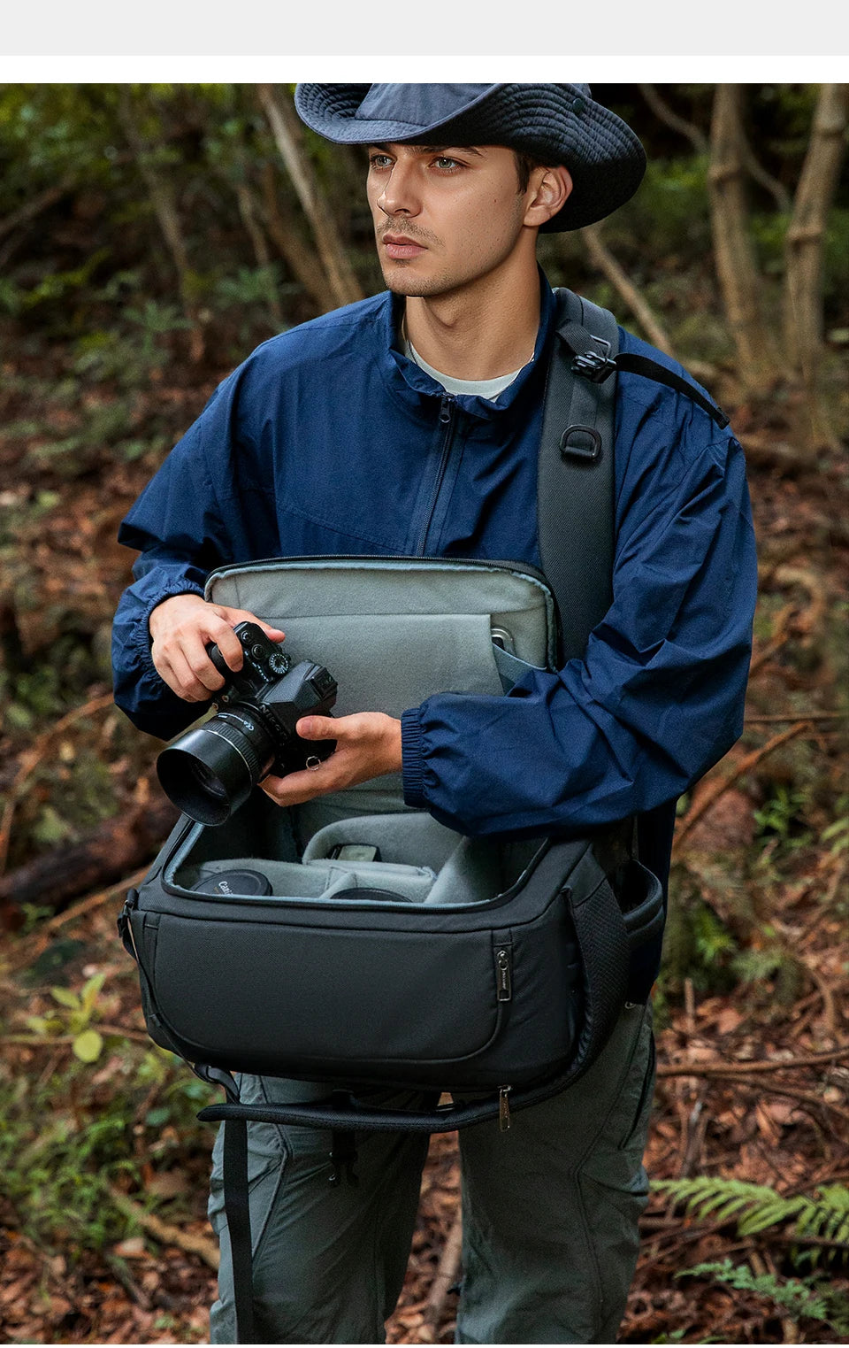 Tigernu Camera Backpack For Men Video Digital Bags For Photographers DSLR Camera Case Waterproof Camera Backpack 14 Inch Laptop