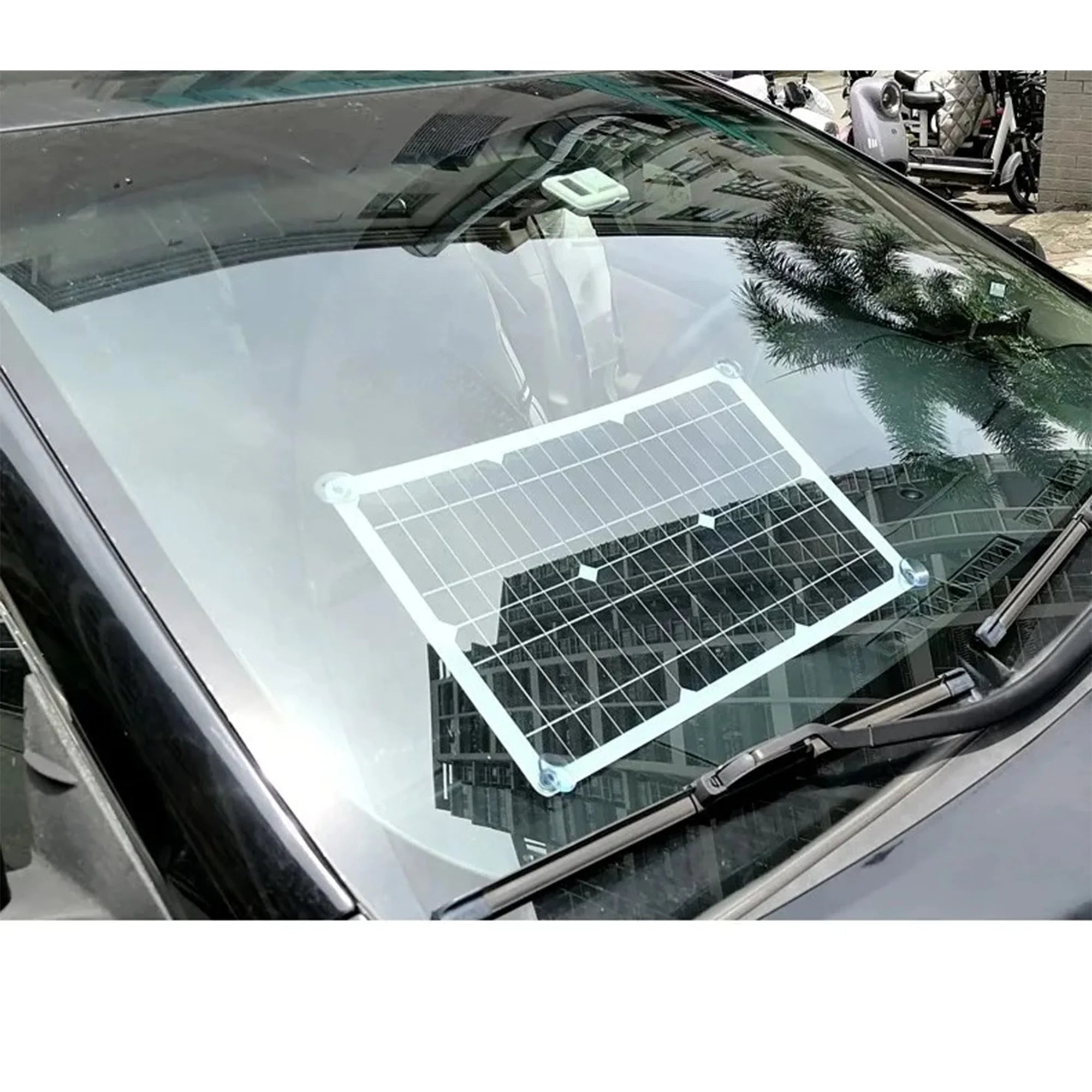 POLESTAR 10W Car Solar Charger with Built-in OBD Cable – Plug-and-Play for Easy 12V Battery Charging