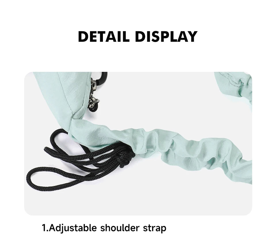 Tigernu Women Bags Fashion Half-Moon Shoulder Bag Female Underarm Bag Light Wrinkled Drawstring Handbag Women Totes Shoulder Bag