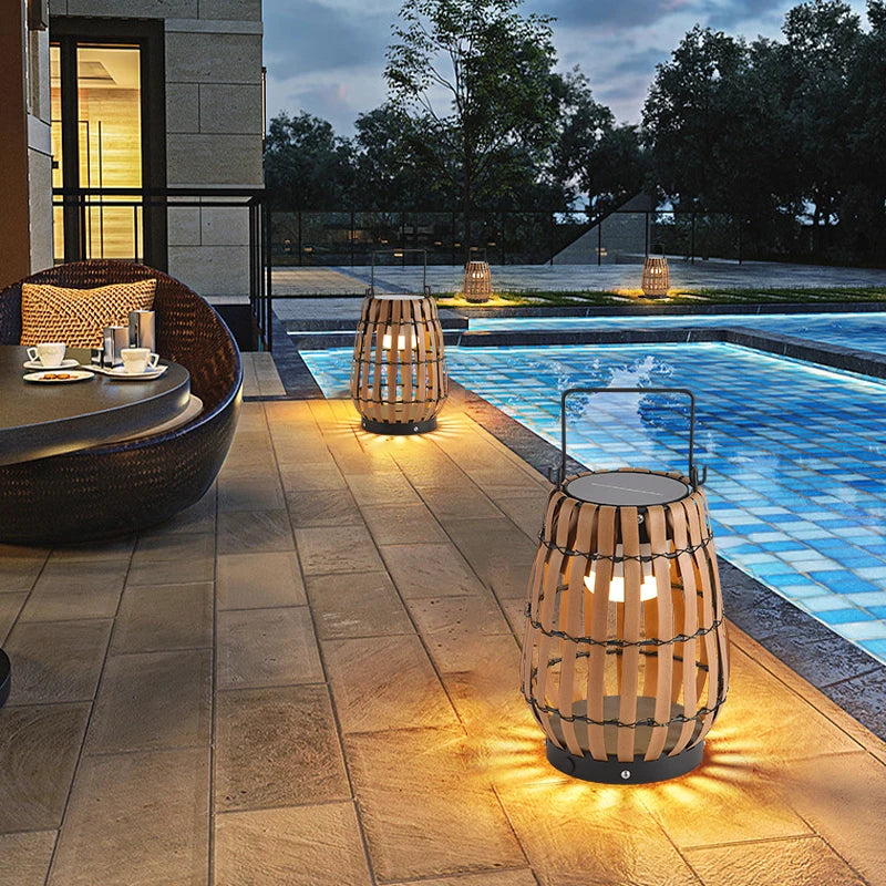 Solar Outdoor Light Modern Garden Light Garden Layout Floor Light Villa Lawn Light Waterproof Outdoor Terrace Atmosphere Light