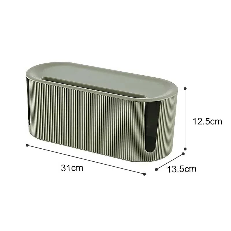 2024 Nordic Plug Board Storage Box Cable Wire Organizer Case Socket Wireless WiFi Router Bracelet Desktop Data Line Holder Shelf