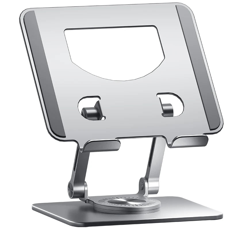 Foldable Mobile Phone Holder 360 Degree Rotating Swivel  Hollowed Tablet Riser Anti Slip Height Adjustable for IPad/iPhone 14