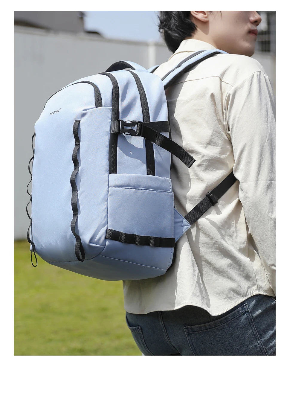 Tigernu School Backpacks For Men Bags For Travel Backpacks Women Nylon Bags For School Knapsack Girls 15.6 Laptop Backpacks Male