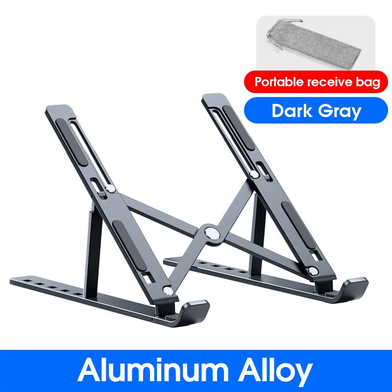 Adjustable Laptop Stand Tablet Bracket Aluminum Alloy Support For MacBook Air Pro Dell XPS HP ASUS Bracket Laptop Tablet Stand