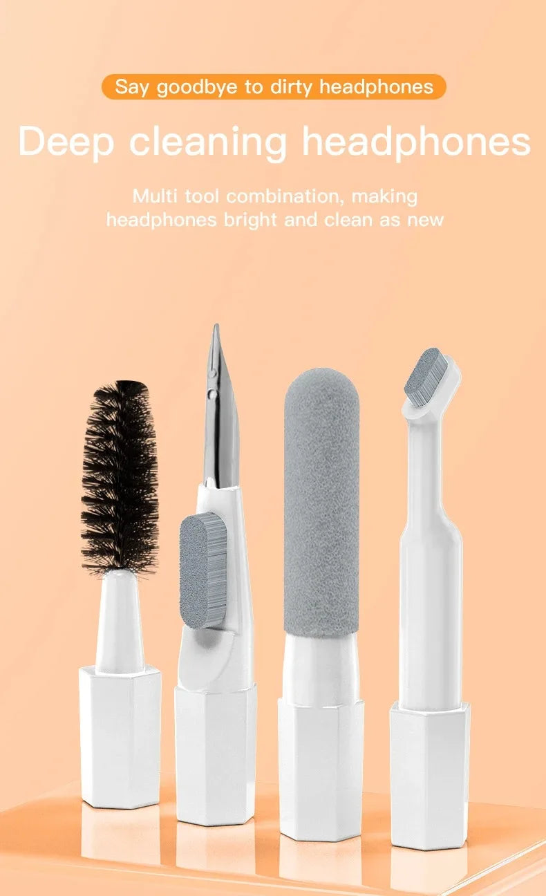 Cleaning brush for iPhone Airpods Phone slot charging port Earphone cleaning stick Laptop keyboard Digital camera lens wipe kit