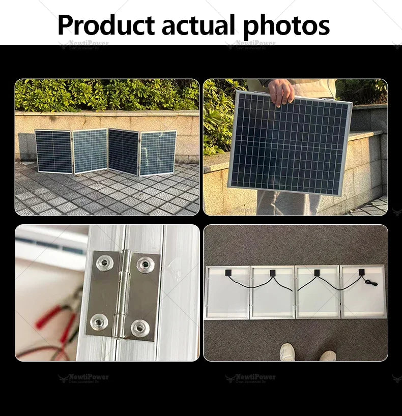 2000W 12V Solar Panel Charger DC System with 100A Controller Ideal for Outdoor Camping Charging Mobile Phones and Car Batteries