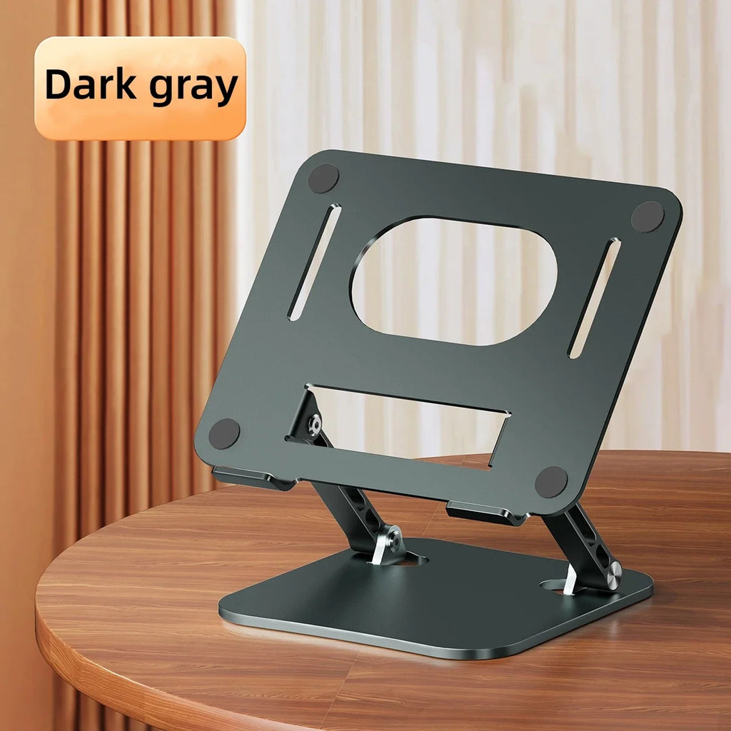 Phone Tablet Stand Adjustable Aluminum Alloy laptop Tablet up to 17 "Laptop Portable Folding stand Cooling stand support
