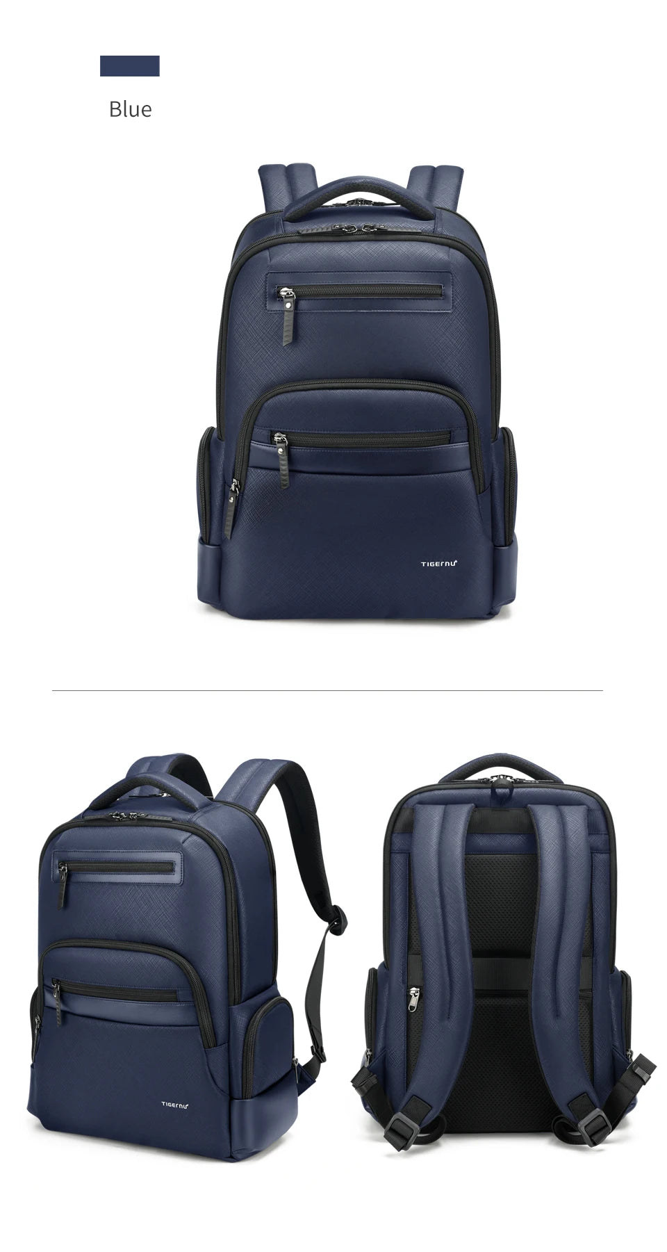 Tigernu Travel Backpack Bags 15.6inch Laptop Backpacks For Men Waterproof School Backpacks Business Bags Knapsack Connect Series