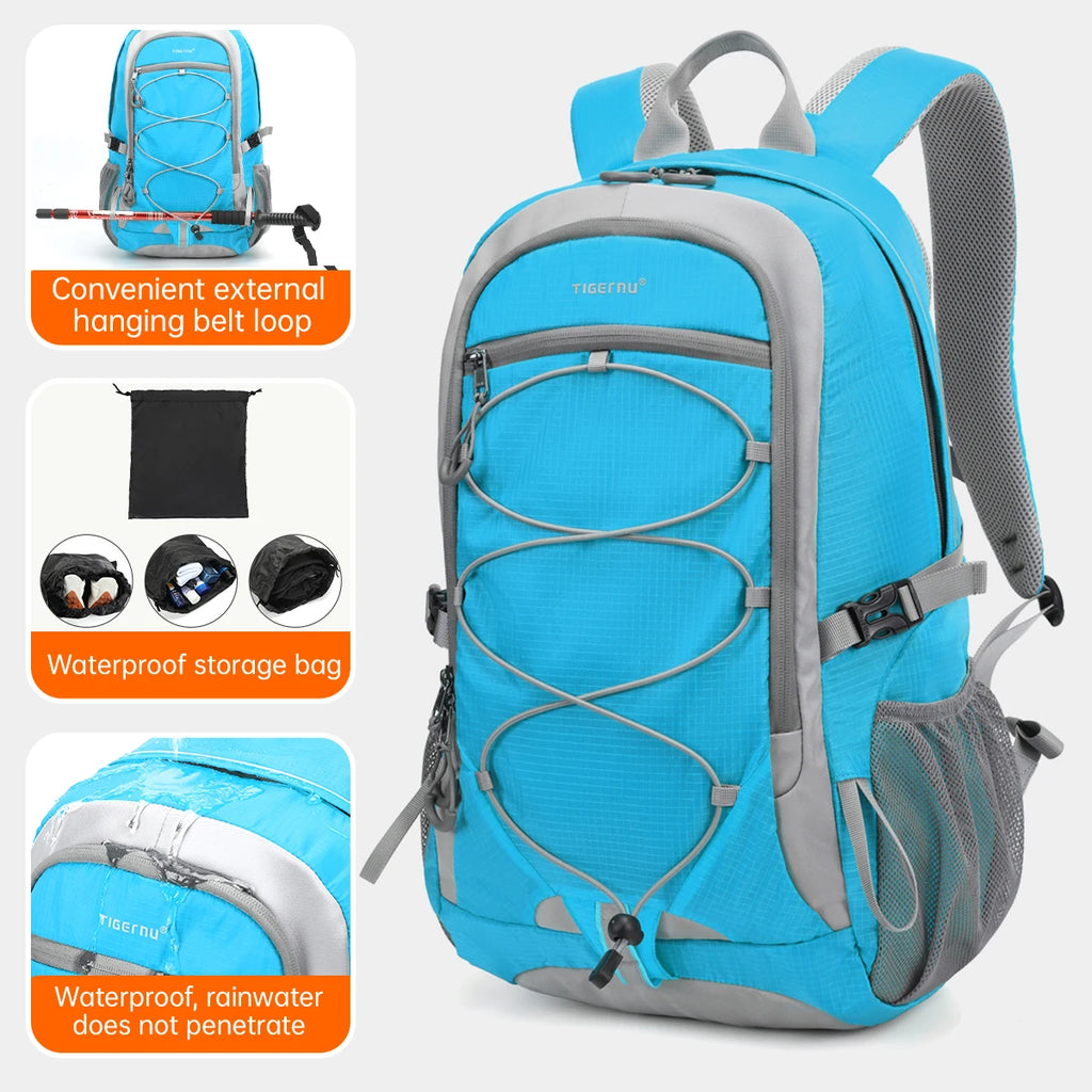 Tigernu Climbing Backpacks Men Outdoor Bag Waterproof Travel Backpack Women Light Sport Backpack Bag For Men Hiking Bag Rucksack