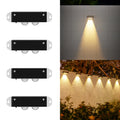 Solar Wall Lights Outdoor LED Lamp Waterproof Night Light for Garden, Pathway, Fence, Patio, Camping, Summer, Home Decor