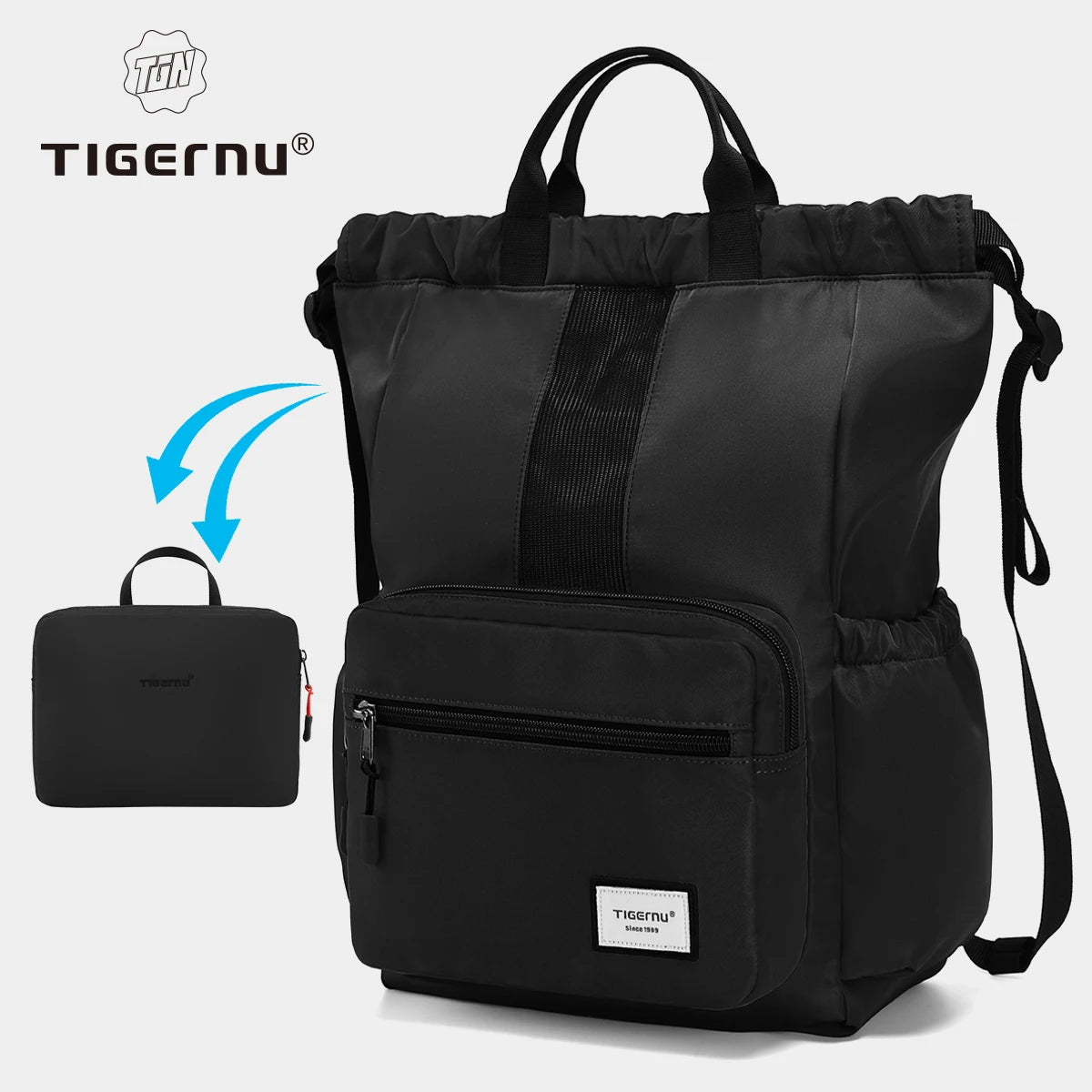 Tigernu Women Backpack Bags Foldable Backpacks Men Child Schoolbag 14'' Laptop Backpack Lightweight Travel Bags School Backpacks