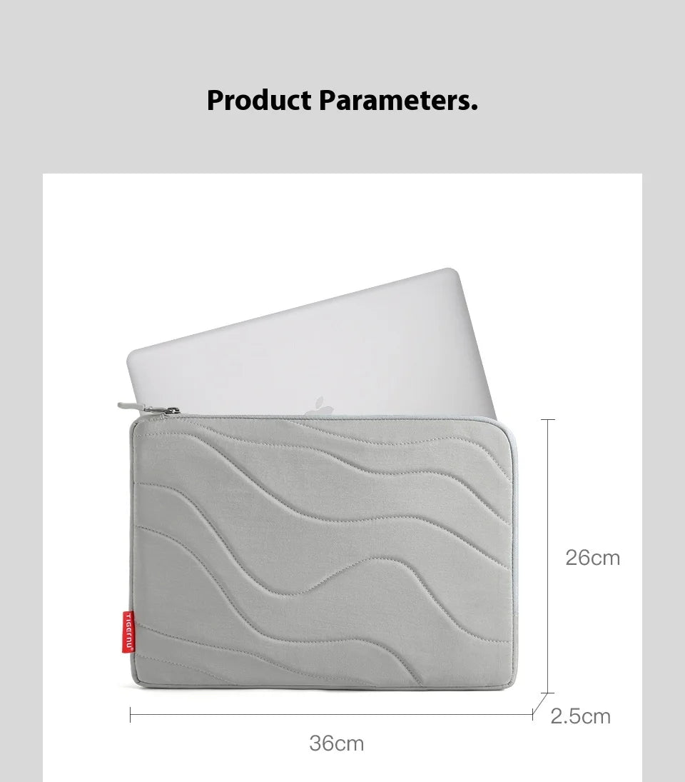 Tigernu Laptop Inner Bags 11/13/14 Inch Computer Bag Protective Cover Front Pocket Can Hold Power Light Laptop Cases Women Bags