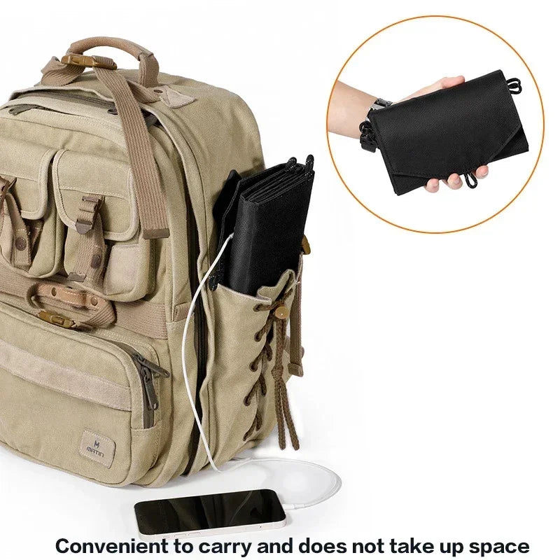 1000W Foldable Solar Panel USB Type C Mobile Phone Charging Outdoor PC Hiking Camping Portable Battery Bank Charging Christmas