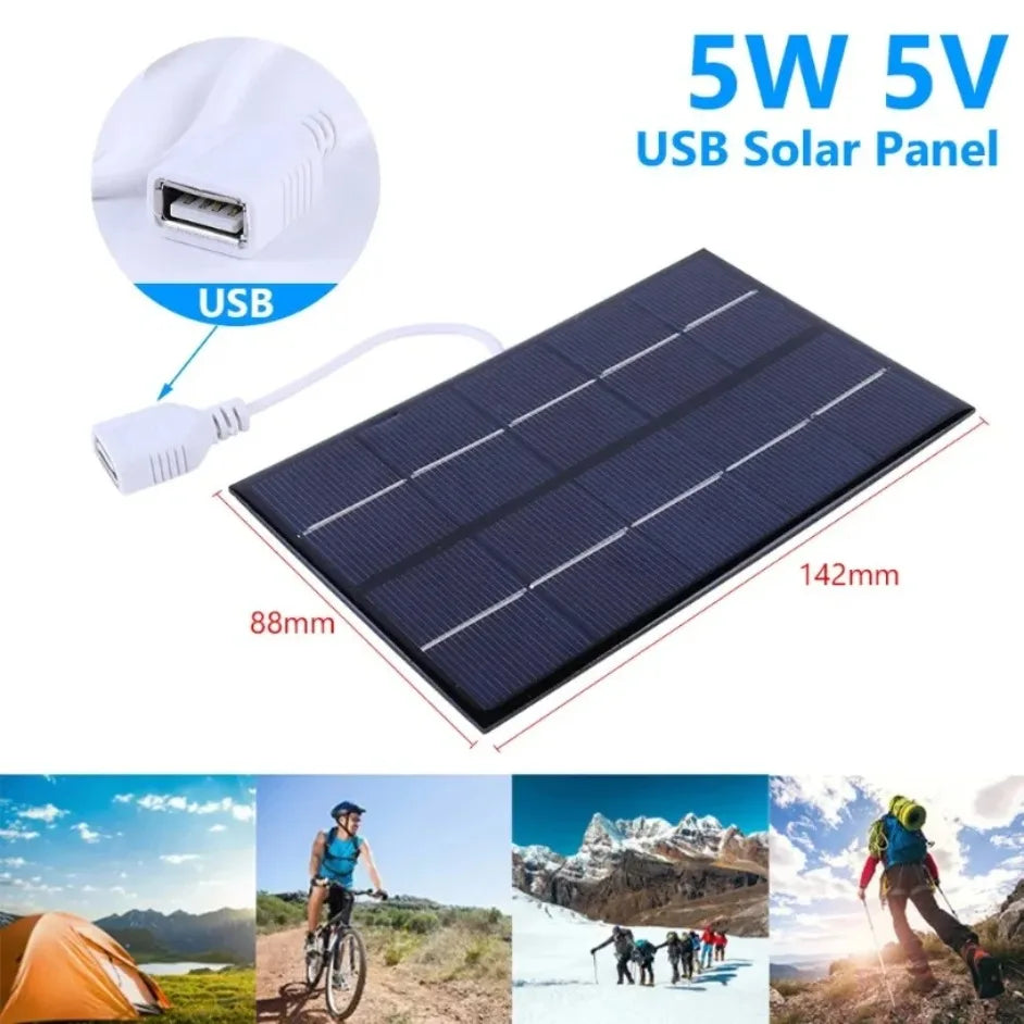 For Outdoor emergency USB 5-35W Waterproof Portable Charger Solar Panel Can  be fixed backpack for Outdoor Hiking, Camping