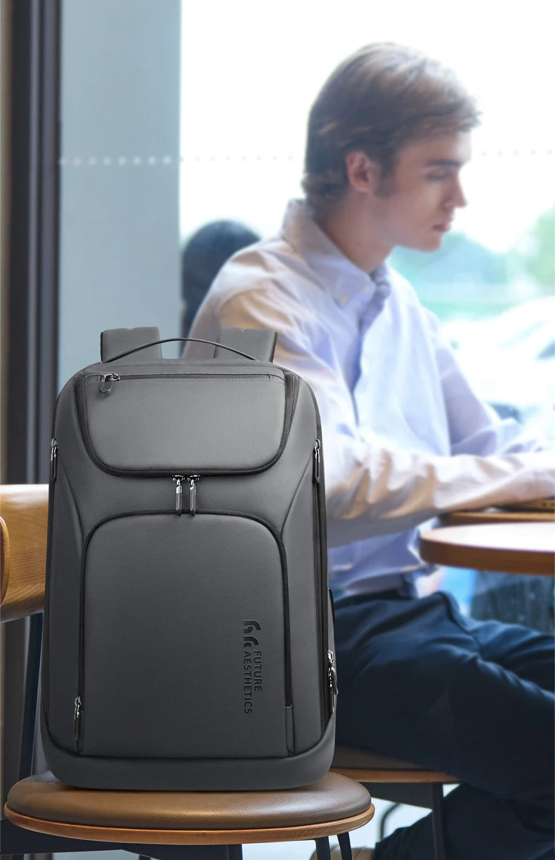 HK Travel Business Backpack for Men Large Capacity 17 Inch Laptop Backpack Multifunctional Anti-Theft Backpack Weekender Daypack