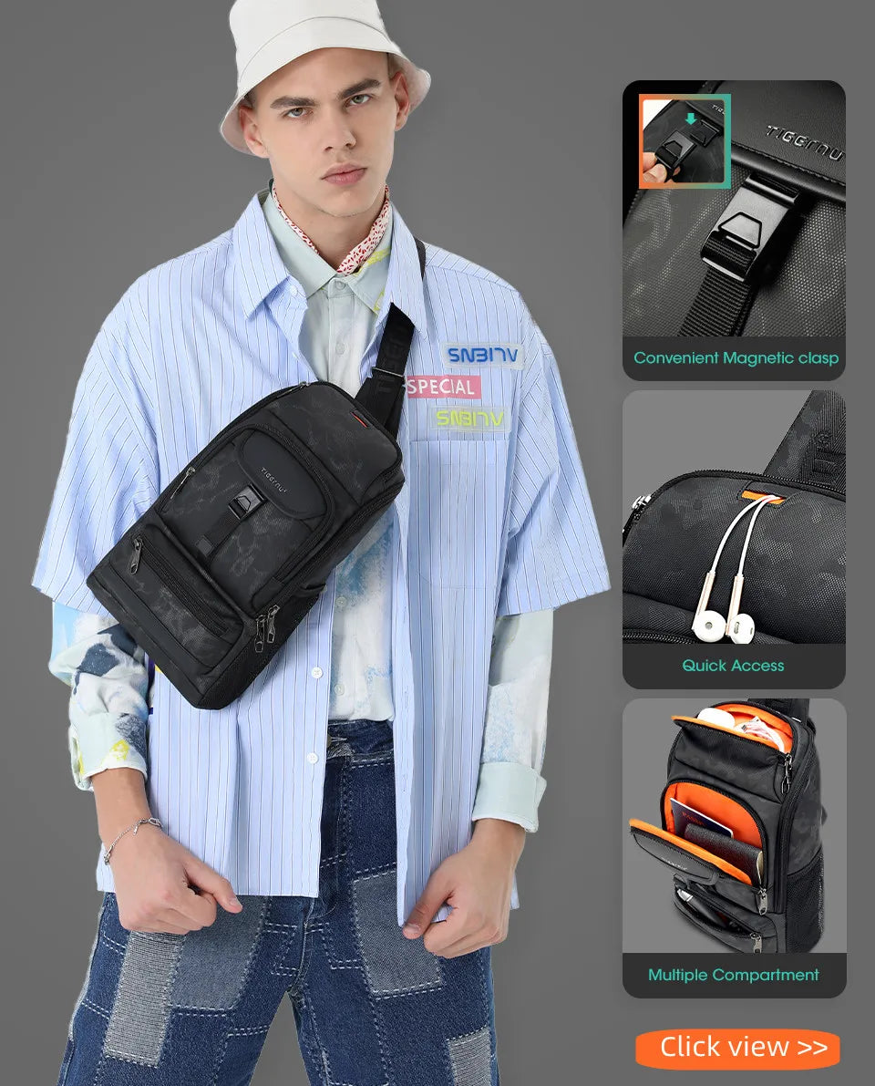 Tigernu Backpack Men Anti theft 15.6" Laptop Backpack Men Waterproof Bags Male Travel Backpack USB Charging School Backpack Bags
